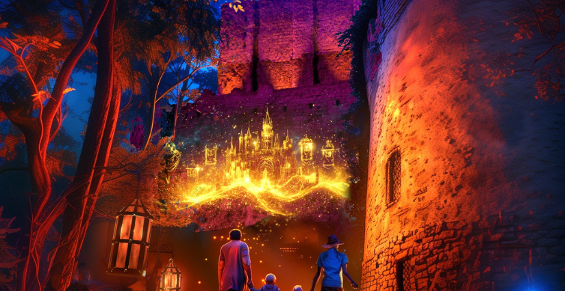 "Les Nuits du Donjon" – Parcours lumineux à voir en famille – Forteresse de Montrichard