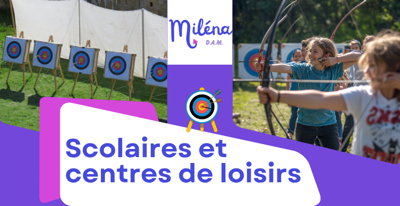 Animation tir à l’arc avec Milena D.A.M. : activité pour groupes d’enfants et scolaires