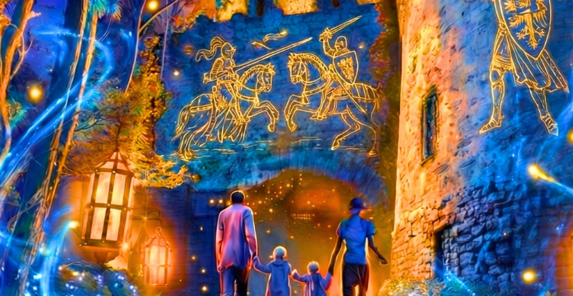 "Les Nuits du Donjon" – Parcours lumineux à voir en famille – Forteresse de Montrichard