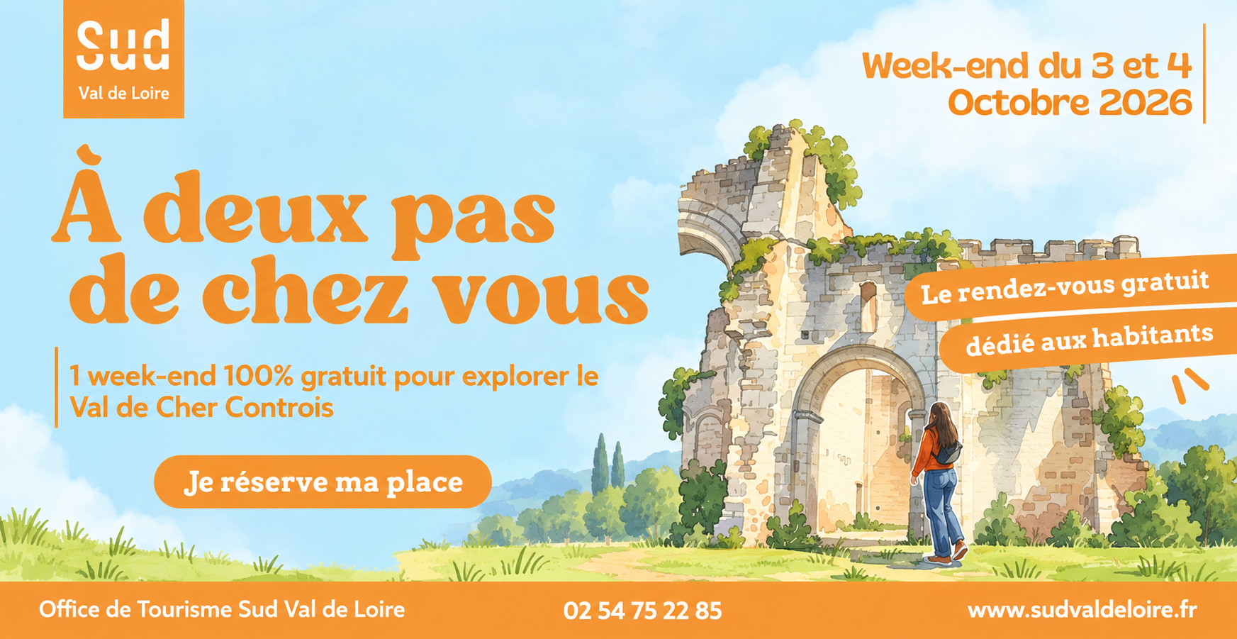« À deux pas de chez vous » : découvrez gratuitement le Val de Cher Controis