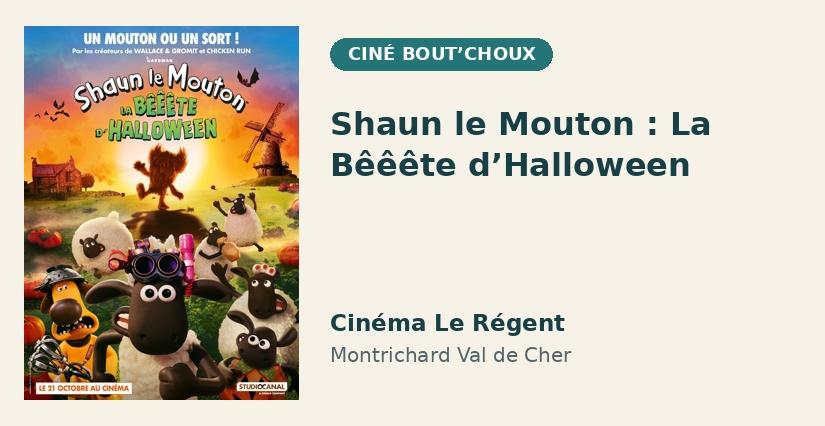 Shaun le Mouton : La Bêêête d’Halloween : séance enfant au cinéma Le Régent à Montrichard