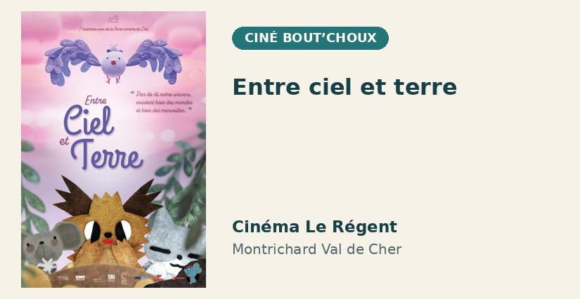 Entre ciel et terre : séance enfant au cinéma Le Régent à Montrichard
