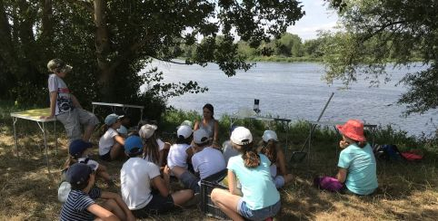 Camp d'été Nature Loire 8-11 ans à la Maison de la Loire du Loir-et-Cher, près de Blois