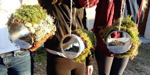 Mangeoire à oiseaux : atelier nature enfants avec le CDPNE, près de Blois