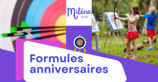 Anniversaire tir à l’arc avec Milena D.A.M