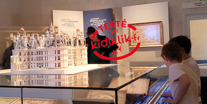 Les enfants découvrent l’exposition « Chambord, 1519-2019 : l’utopie à l’oeuvre » au Château de Chambord