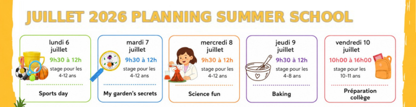 stage anglais été 2026 blois