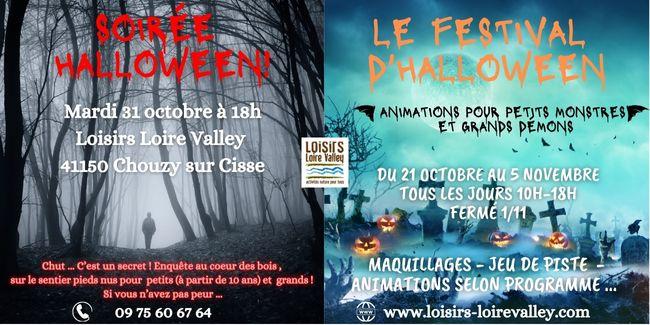 Le Festival d'Halloween chez Loisirs Loire Valley (près de Blois)