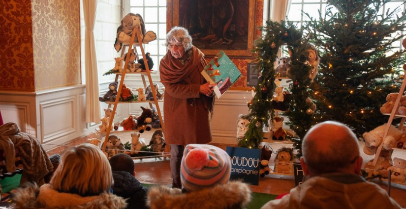 Lectures de contes de Noël pour enfants au château de Chambord