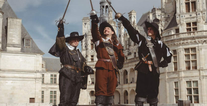 Nouveau spectacle "Les Trois mousquetaires... la véritable histoire" au château de Chambord