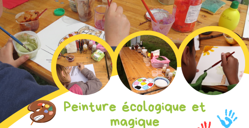 Atelier enfant : peinture écologique et magique à la Maison de la Loire du Loir-et-Cher