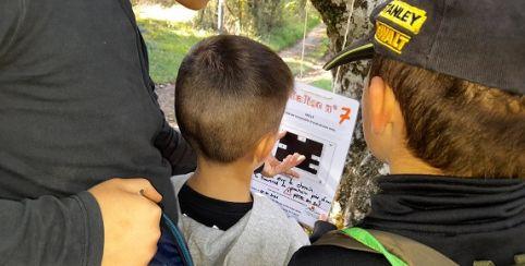 Jeu de piste " enquête dans la vallée de la Grand Pierre ". Sortie nature pour enfants par le CDPNE, près de Blois