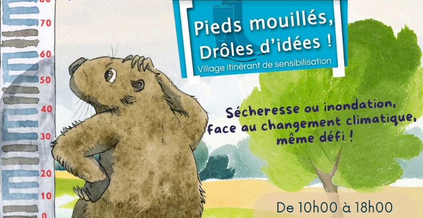 Pieds mouillés, drôles d'idées: Evénement de sensibilisation aux risques de crues