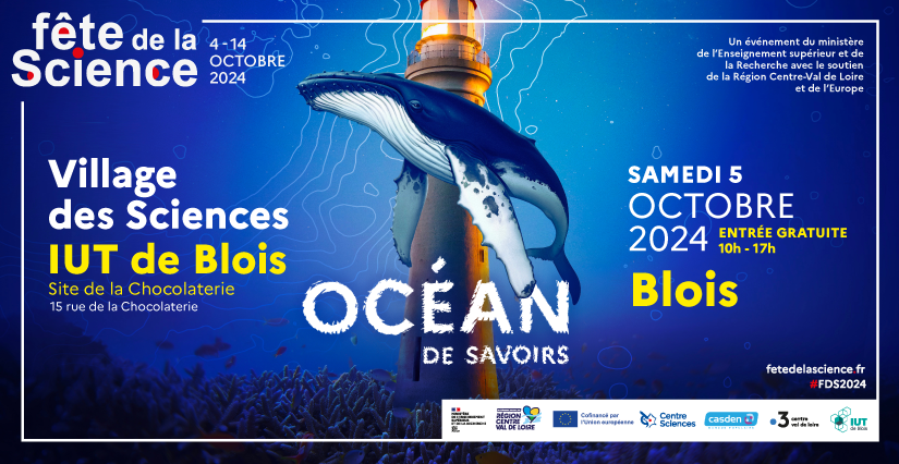 Village des sciences à Blois Fête de la Science 2024 : Village des sciences à l'IUT de Blois