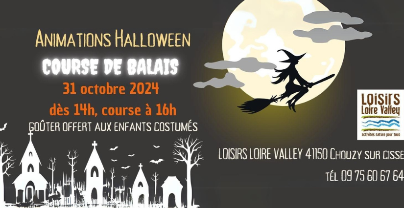 Journée Halloween chez Loisirs Loire Valley (près de Blois)