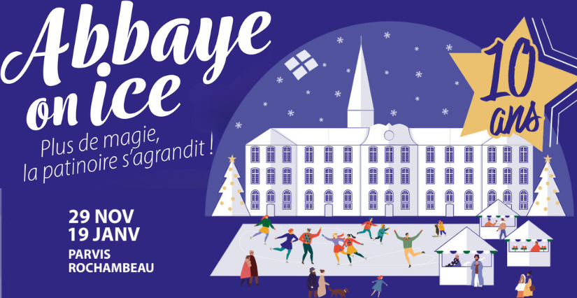 Abbaye on Ice : patinoire éphémère à Vendôme pour fêter Noël