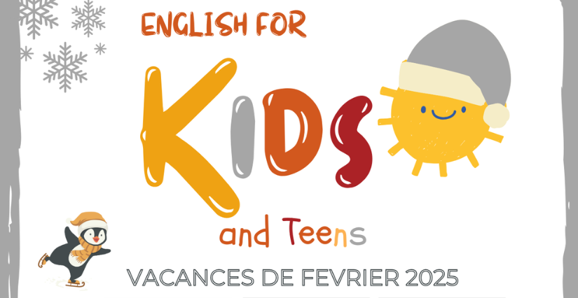 Stages d'anglais ludiques pour enfants et ados avec English for Kids