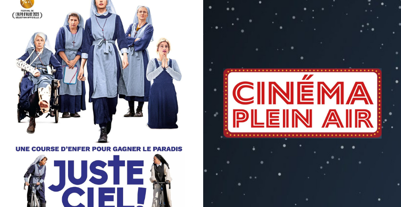 "Juste ciel ! " – Cinéma de plein air – Châteauvieux
