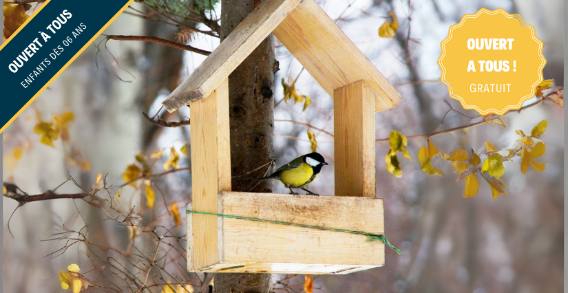 Atelier « Mangeoire à oiseaux » à la Maison de la Loire (Saint-Dyé-sur-Loire)