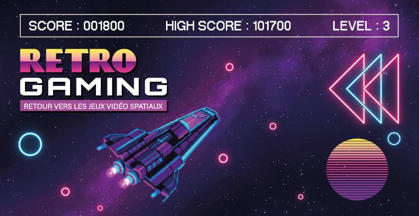 Exposition Rétrogaming au Pôle des Étoiles de Nançay