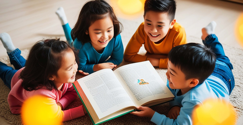 Tapis de lecture pour les 3-7 ans à la médiathèque de Huisseau-sur-Cosson