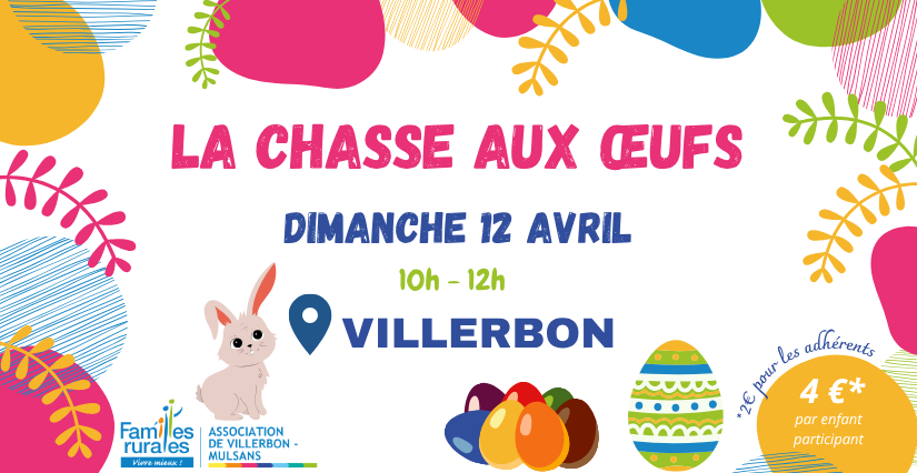 Chasse aux œufs en famille au stade de Villerbon (Loir-et-Cher)