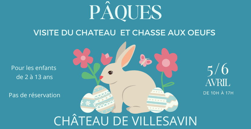 Grande chasse aux oeufs au Château de Villesavin, Tour-en-Sologne près de Blois