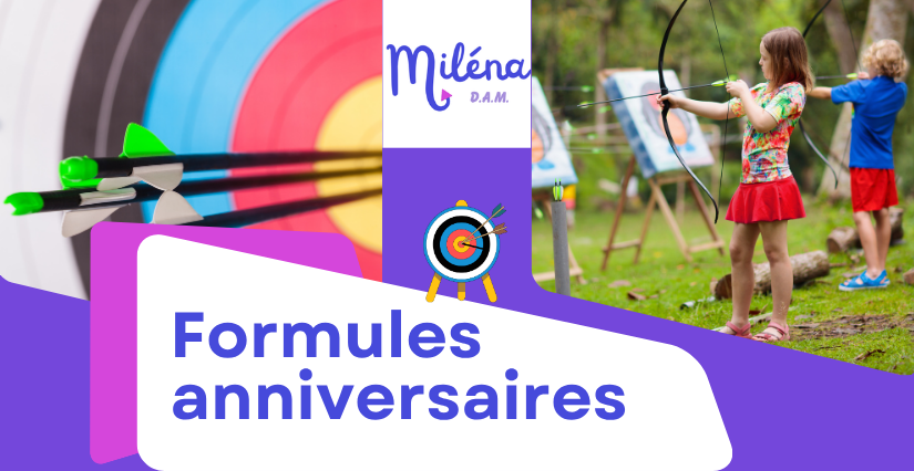 Anniversaire tir à l’arc avec Milena D.A.M