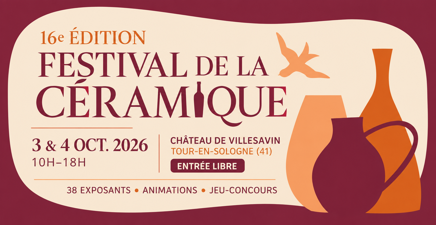 Festival de la Céramique au château de Villesavin