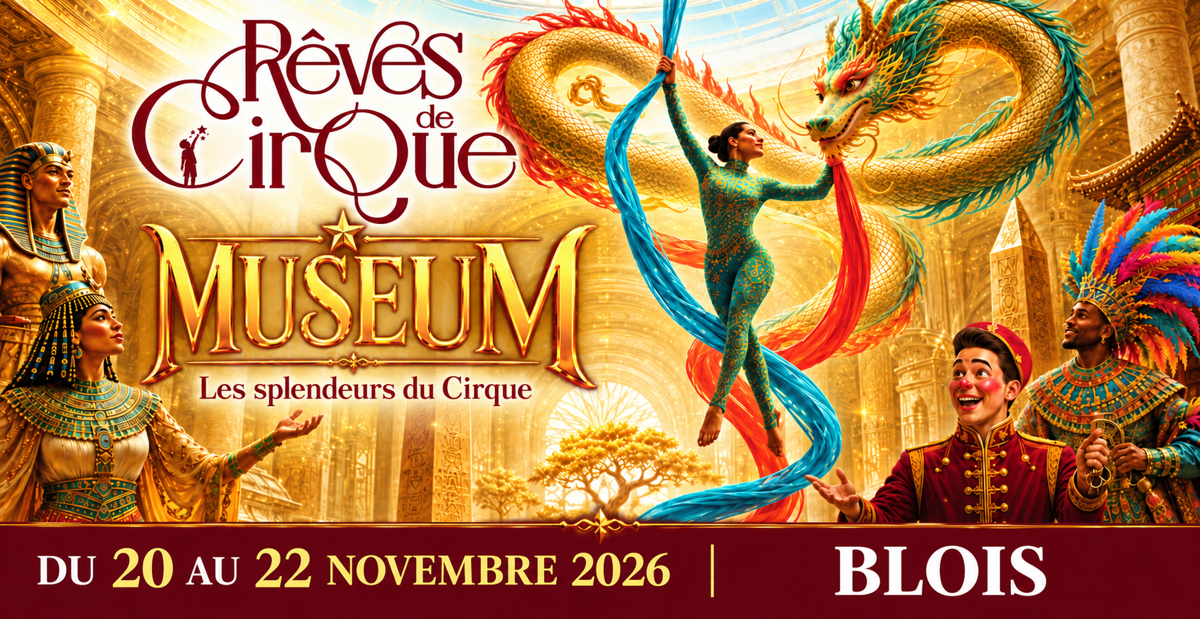 MUSEUM – Les splendeurs du Cirque : le spectacle de Rêves de Cirque à Blois