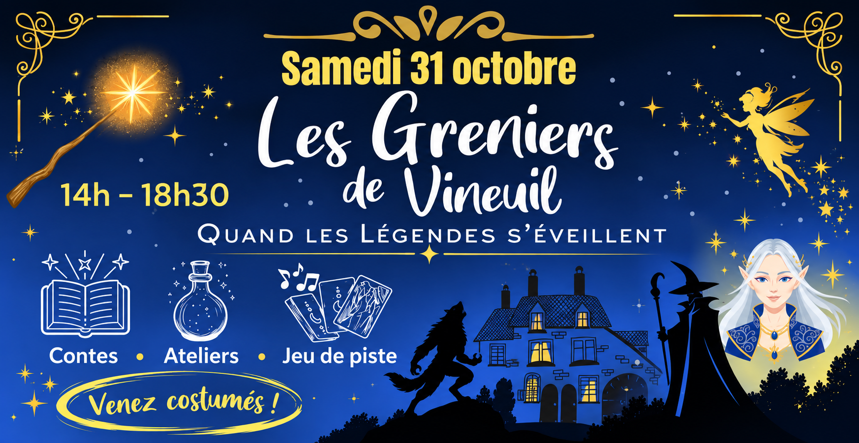 Quand les légendes s’éveillent : Halloween aux Greniers de Vineuil