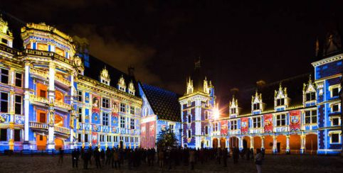 Spectacle son et lumière au château royal de Blois, sortie en famille